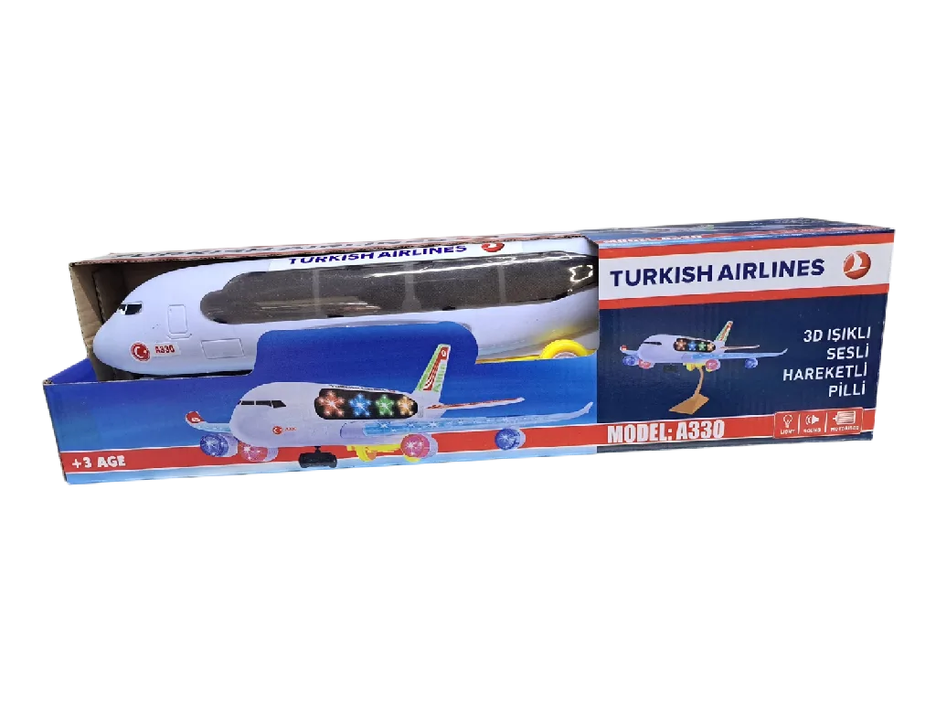 A330 ISIKLI SESLI PILLI UCAK urun gorseli - 1