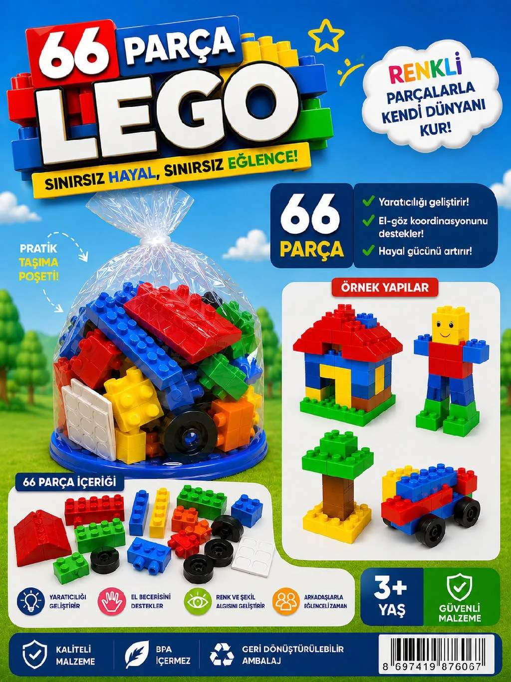 66 PARCA LEGO 109 urun gorseli - 1