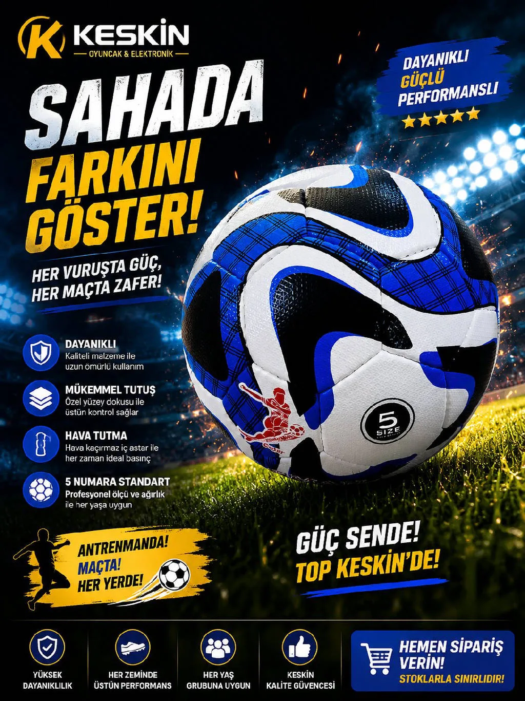 CS606 EL DIKISLI FUTBOL TOPU PAKISTAN urun gorseli - 1
