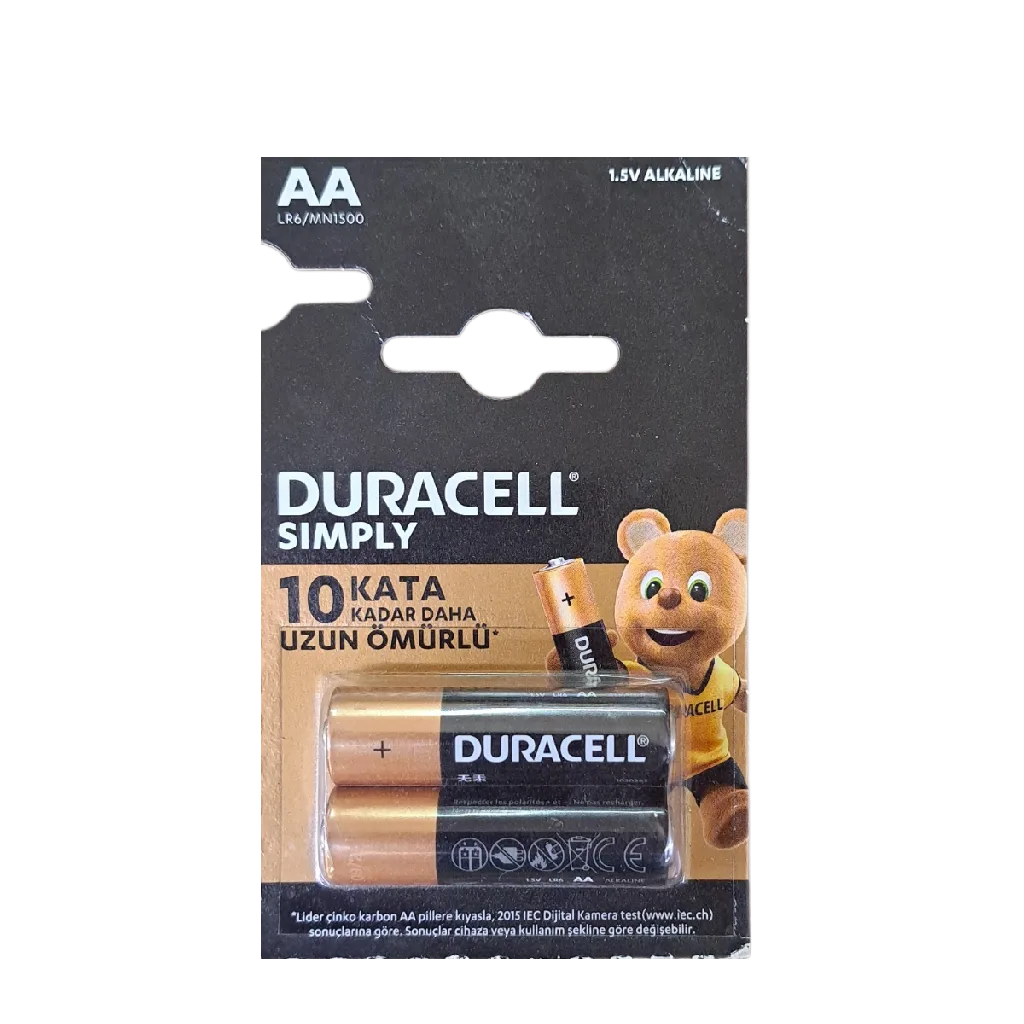 DURACEL IKILI KALEM PIL urun gorseli - 1