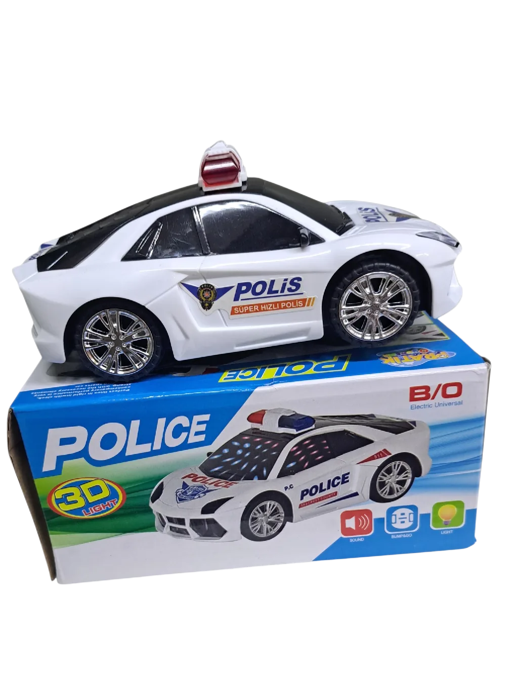 3D ISIKLI POLIS ARABASI P-1010 urun gorseli - 1