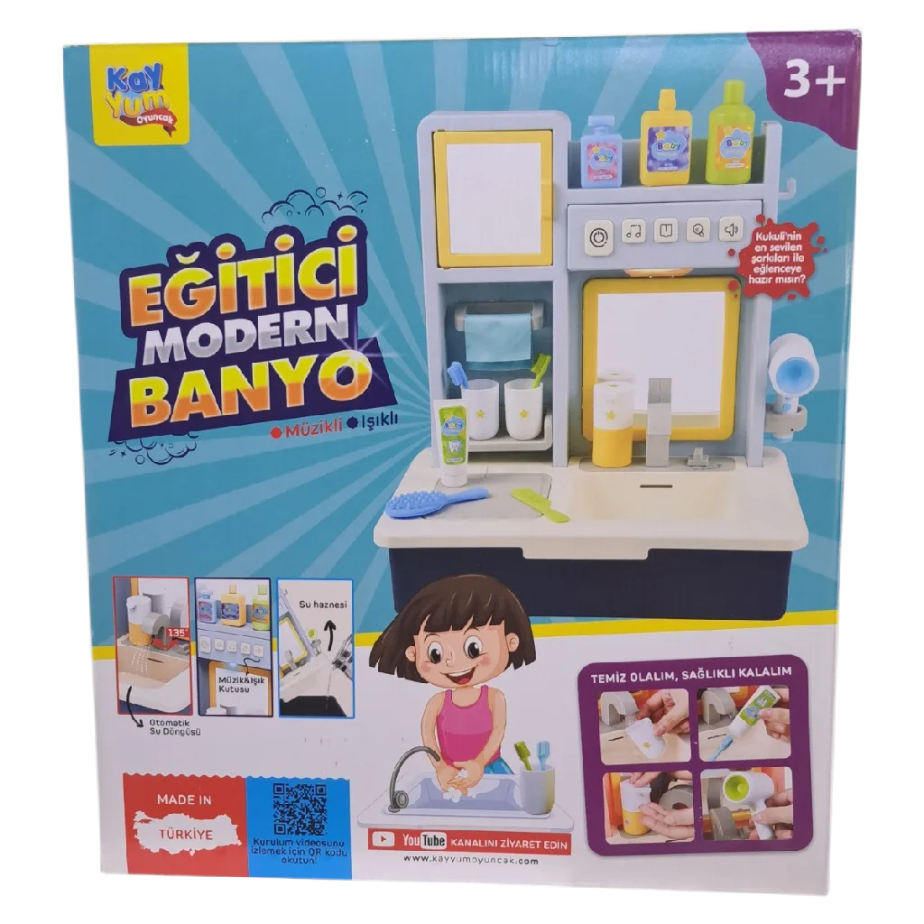 EGITICI SESLI VE MUZIKLI MODERN BANYO SETI urun gorseli - 1