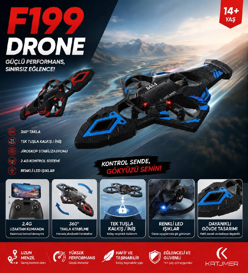 F199 DRONE urun gorseli - 1