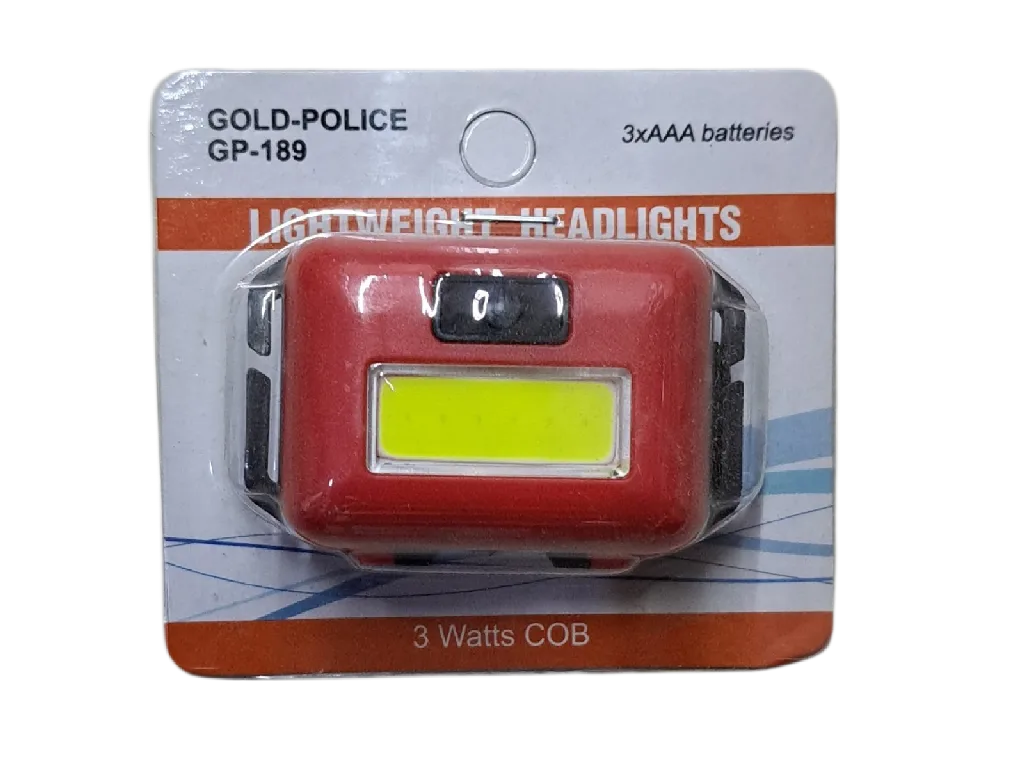 GP 189 Gold Police Pilli Kafa Lambası - Kamp ve Outdoor Feneri urun gorseli - 1