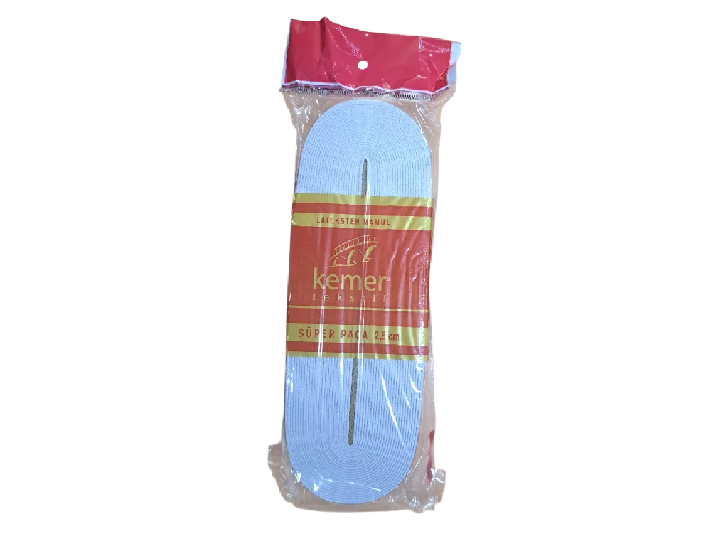 KEMER 2,50 CM LASTIK PACA urun gorseli - 1