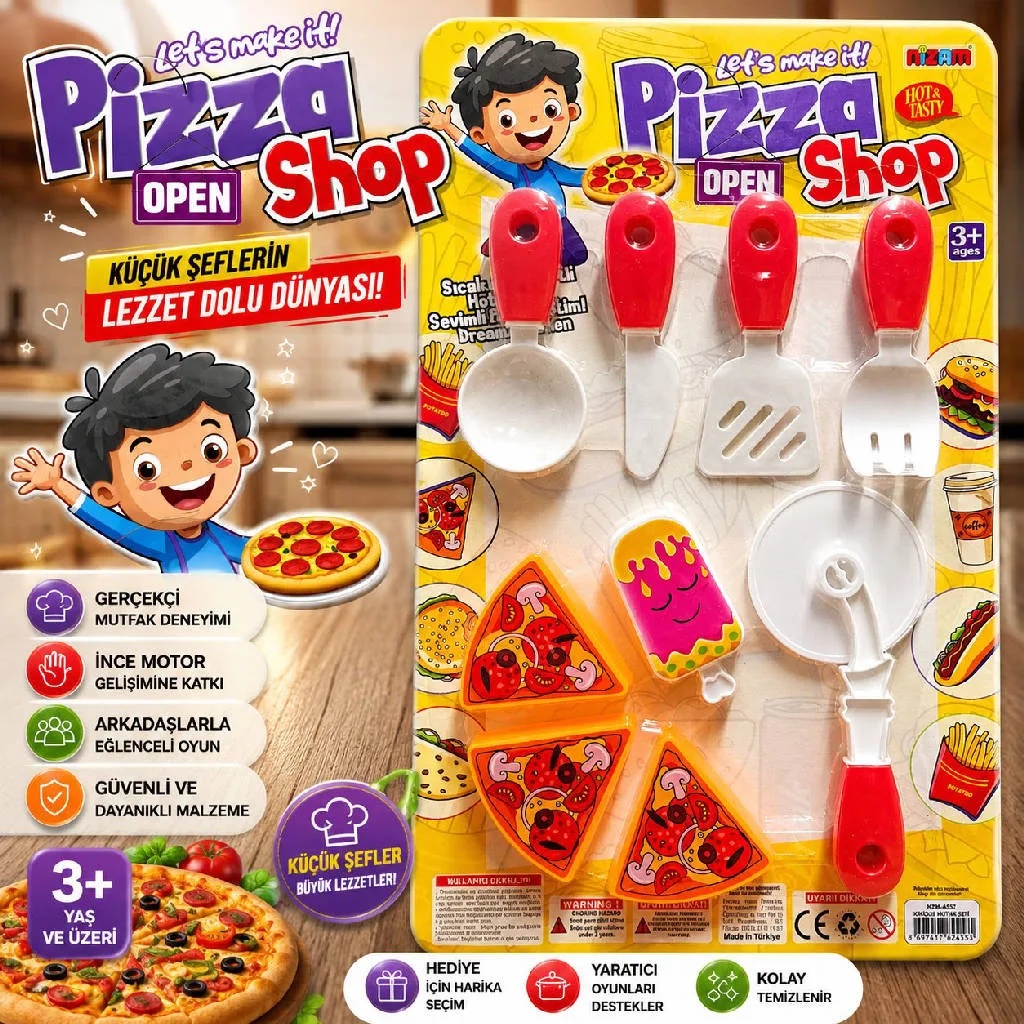 KUCUK PIZZA SETI  NZM 453 urun gorseli - 1
