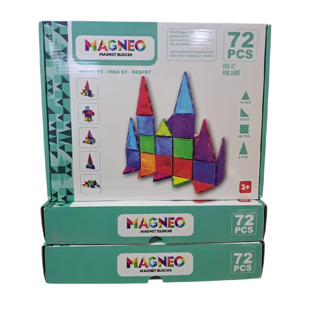 MAGNEO MANYETIK PUZZLE 72LI urun gorseli - 1