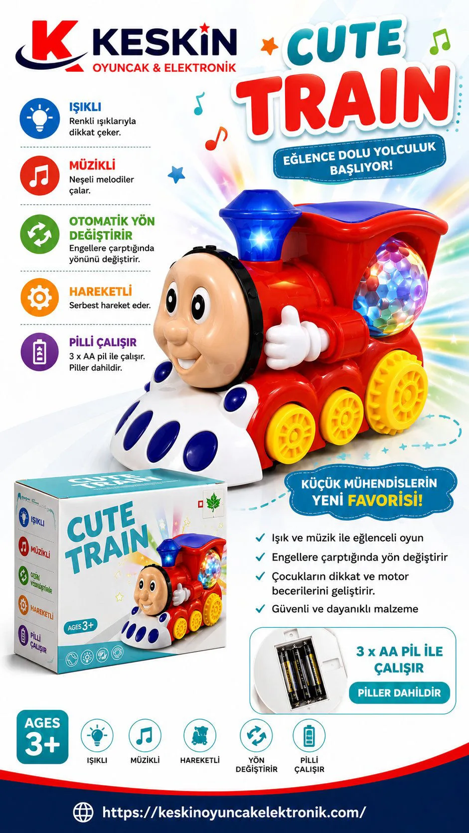PILLI DISKO  TOMAS TREN urun gorseli - 1