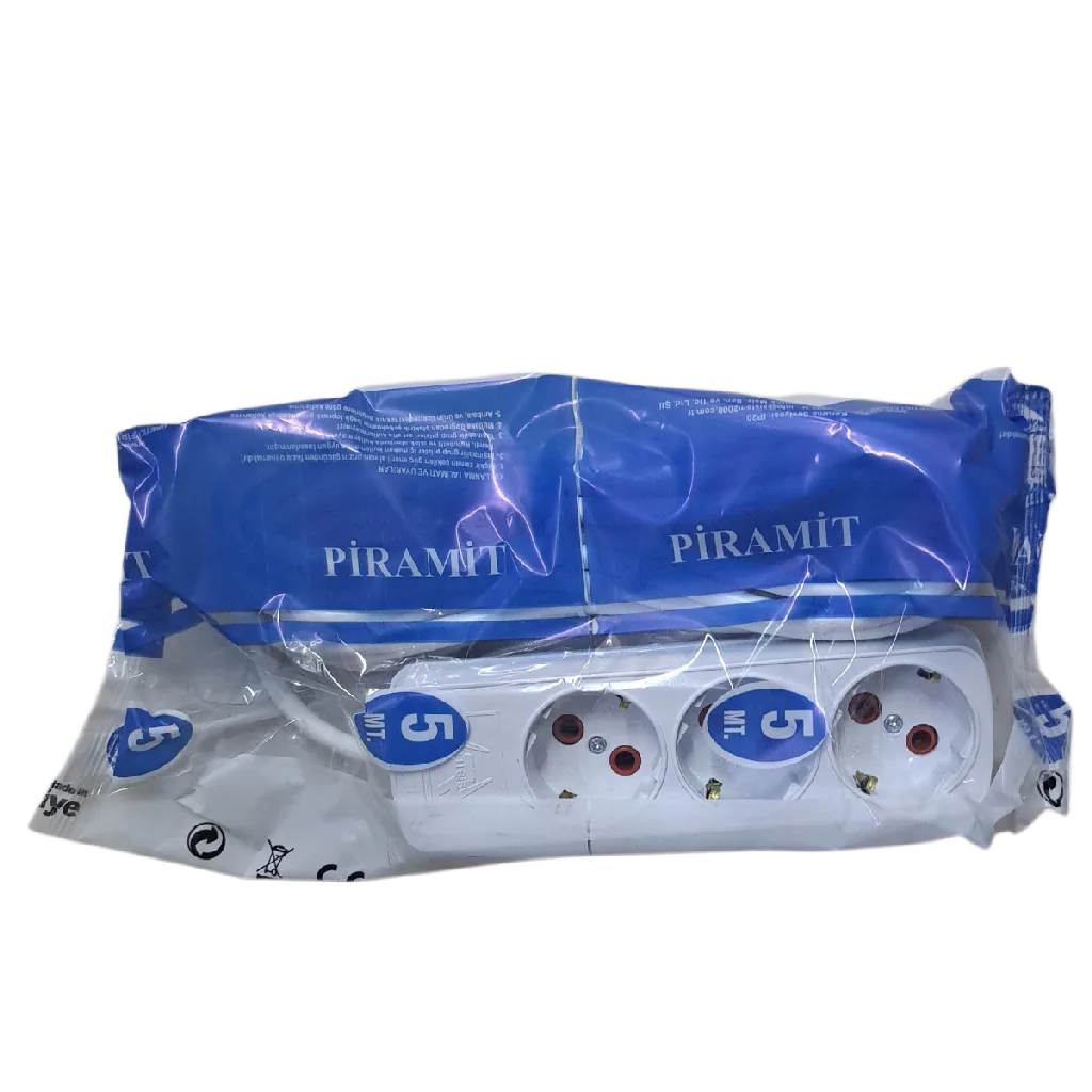 PIRAMIT 5M 3LU PRIZ urun gorseli - 1