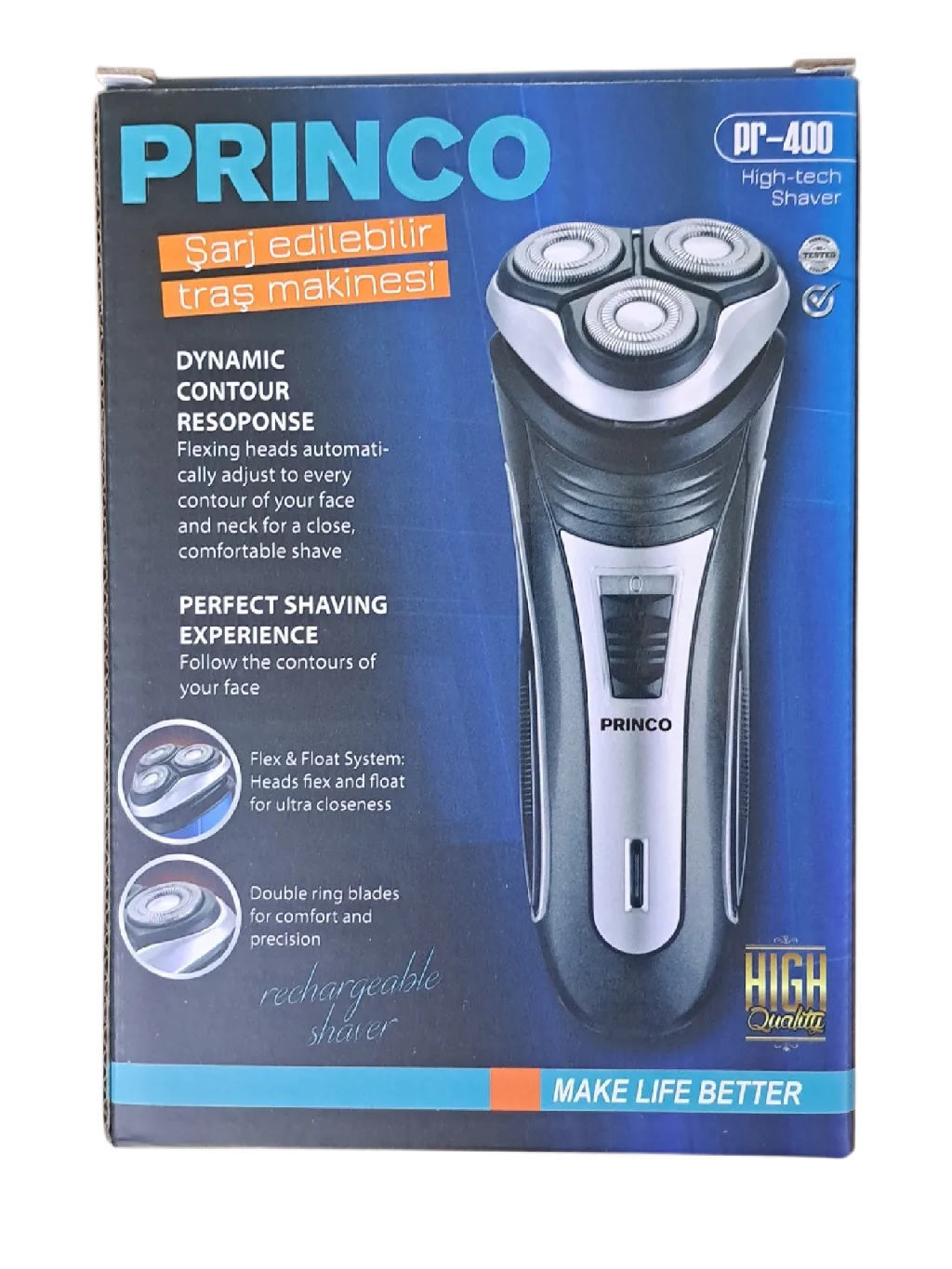 PRINCO PR 400 SAKAL MAKINASI UC BASLIKLI urun gorseli - 1