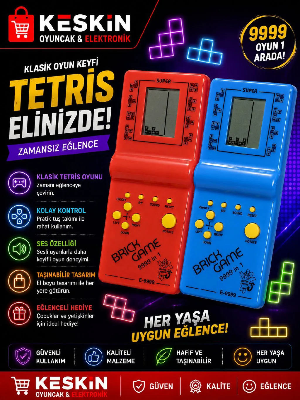 TETRIS 9999 IN 1 urun gorseli - 1