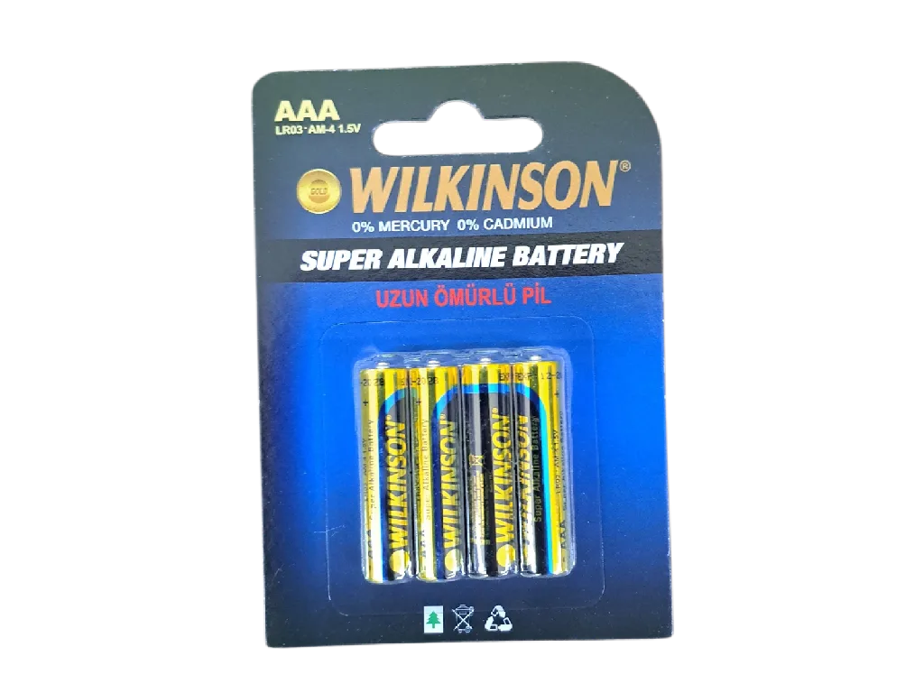 VILKINSON 4LU INCE PIL ALKALINLI urun gorseli - 1