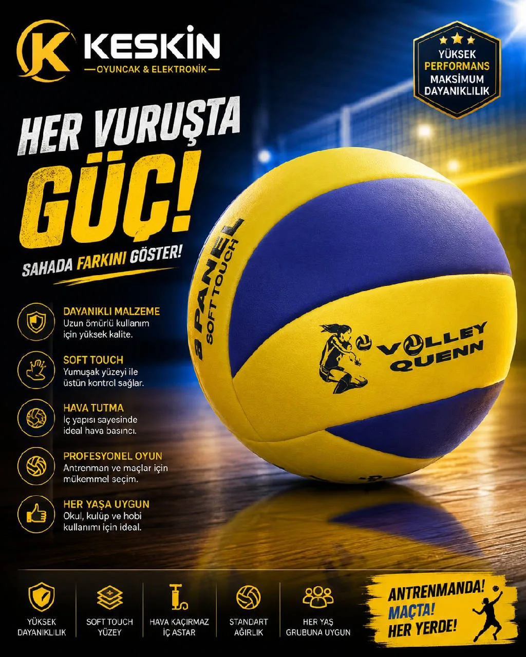 VOLEYBOLTOPU YAPISTIRMALI  IYISI KYV 600 urun gorseli - 1